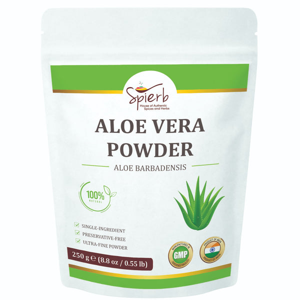 Mixing Spierb Aloe Vera powder into a henna hair dye paste