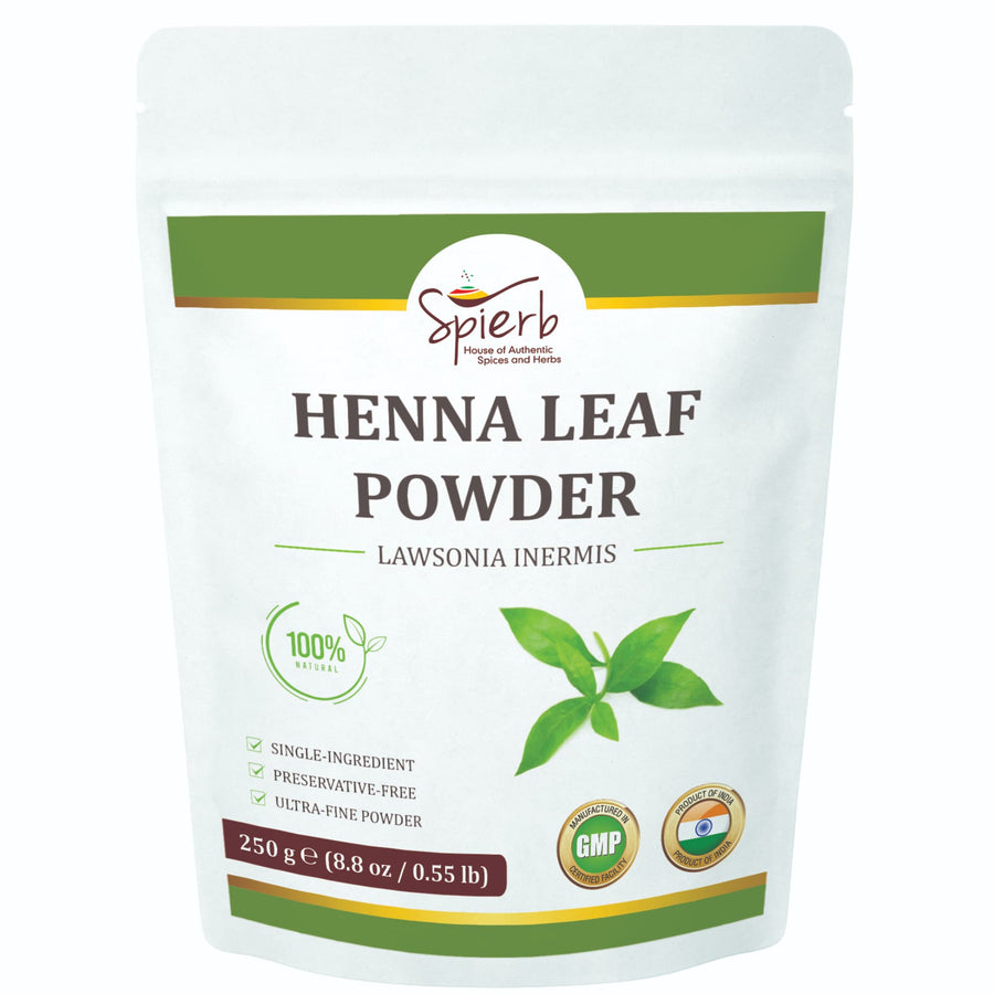 Henna hair dye paste for copper-red hair result.