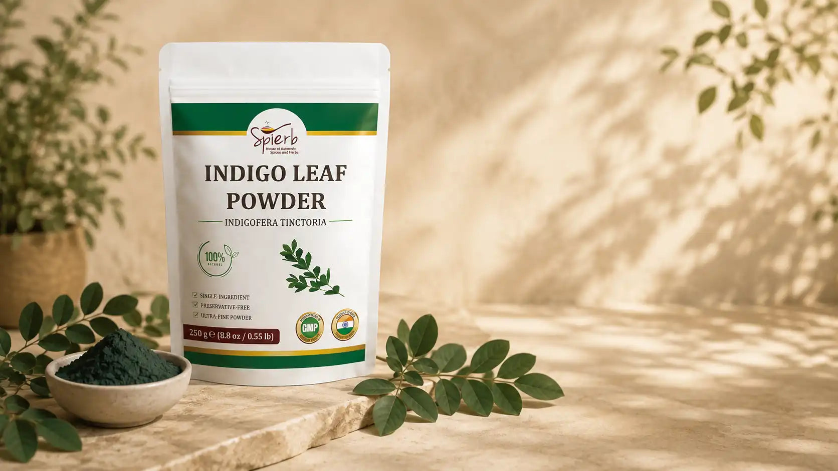 Indigo Leaf Powder